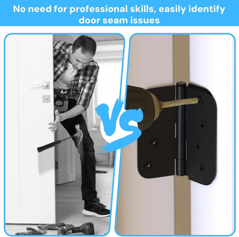 QUFA Door Hinge Shims, Filling Gaps in Interior Doors Adjusting The Spacing to Align Them, Used to Solve Problems Such As Door Air Leakage, Can Be Trimmed,4 Inch (15, 4 Inch Hinge shims) - Image 2